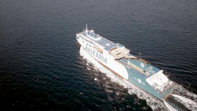  Baleària incorpora a su flota el Marie Curie, segundo de sus nuevos ferries a GNL construidos por Visentinii 