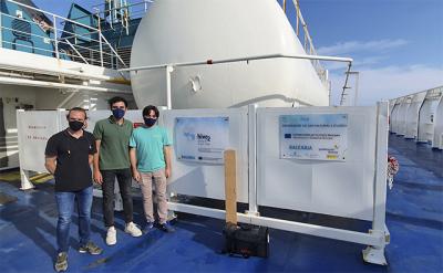 Baleària inicia la segunda fase de medición de emisiones en sus buques propulsados por GNL Baleària inicia la segunda fase de medición de emisiones en sus buques propulsados por GNL