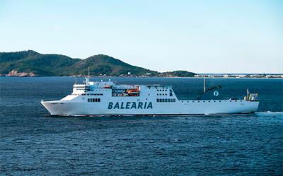 Baleària invertirá 60 millones de euros en remotorizar a gas natural 5 de sus ferries Baleària invertirá 60 millones de euros en remotorizar a gas natural 5 de sus ferries