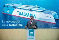  Baleària presenta en FITUR su smart fast ferry catamarán a GNL, Eleanore Roosevelt 