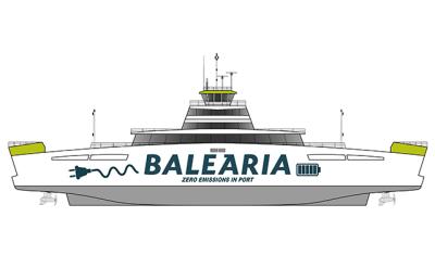 Baleària presenta un ferry híbrido diésel-eléctrico para su línea Ibiza-Formentera Baleària presenta un ferry híbrido diésel-eléctrico para su línea Ibiza-Formentera