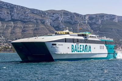  Baleària retoma las conexiones de alta velocidad entre Denia y Baleares a partir del 25 de mayo 