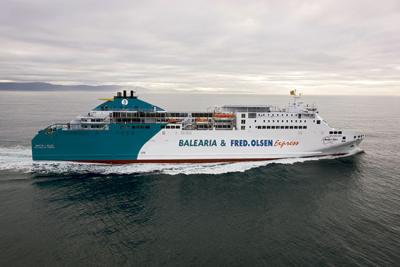 Baleària y Fred. Olsen Express conectarán Huelva y Canarias a partir del 11 de noviembre Baleària y Fred. Olsen Express conectarán Huelva y Canarias a partir del 11 de noviembre
