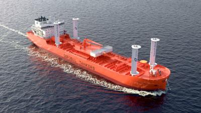 Bound4blue instalará sus velas de succión a bordo de un quimiquero de Odfjell Bound4blue instalará sus velas de succión a bordo de un quimiquero de Odfjell