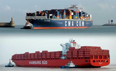 CMA CGM y Hamburg Süd amplían su acuerdo de colaboración en los servicios entre Europa, América del Sur y Asia 