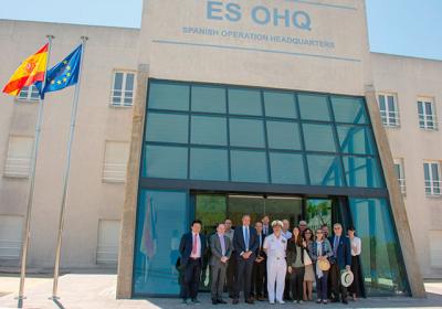 ECSA visita el cuartel general de la Operación Atalanta en Rota (Cádiz) 