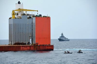  El 'Serviola' vuelve a liberar a otro buque secuestrado por piratas en el golfo de Guinea 