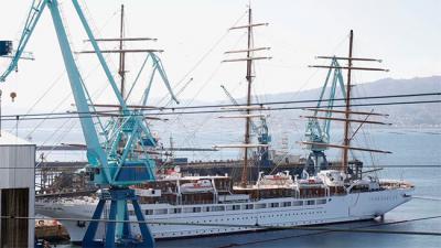 El crucero de lujo Sea Cloud izará sus velas en la ría de Vigo El crucero de lujo Sea Cloud izará sus velas en la ría de Vigo