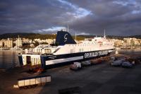 El ferry Ciudad de Palma llega a Mallorca con su nueva imagen de Trasmed