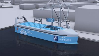  El primer buque autónomo y de cero emisiones operará en 2020 en Noruega 