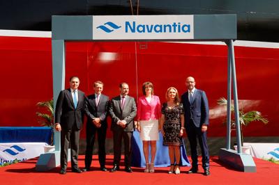  Ibaizabal recibe el Monte Ulía, último de los 4 suezmaxes construidos por Navantia en Puerto Real 