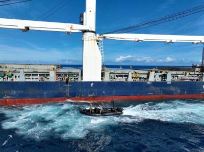 La fragata española Canarias libera un buque secuestrado por piratas en el Índico La fragata española Canarias libera un buque secuestrado por piratas en el Índico
