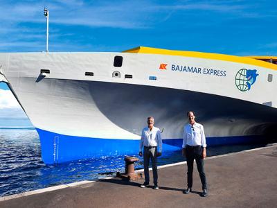 La línea Huelva-Canarias de Baleària y Fred. Olsen crece un 30% en carga en el último año La línea Huelva-Canarias de Baleària y Fred. Olsen crece un 30% en carga en el último año