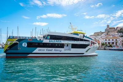  Los eco fast ferries de Baleària reducen un 36% las emisiones de CO2 en la línea Ibiza-Formentera 