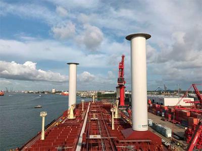  Maersk Tankers ensaya la propulsión eólica en uno de sus petroleros 