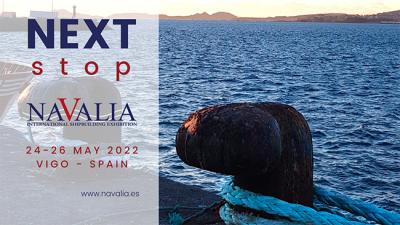NAVALIA 2022 abre sus puertas en el Instituto Ferial de Vigo el 24, 25 y 26 de Mayo de 2022. NAVALIA 2022 abre sus puertas en el Instituto Ferial de Vigo el 24, 25 y 26 de Mayo de 2022.