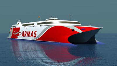  Naviera Armas encarga un nuevo fast ferry al astillero australiano Incat 