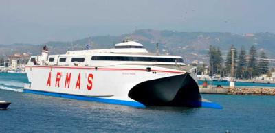 Naviera Armas sustituye temporalmente con un buque rápido el ferry entre Motril y Melilla, Nador y Alhucemas 