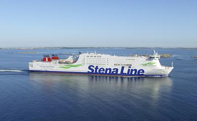 Primer viaje propulsado por metanol ‘azul' del ferry Stena Germanica Primer viaje propulsado por metanol ‘azul' del ferry Stena Germanica