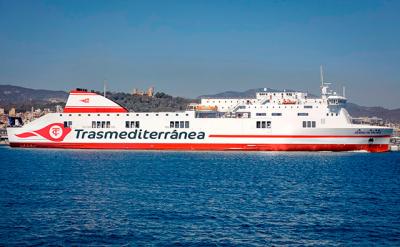 Trasmed GLE abandera en España el ferry Ciudad de Palma Trasmed GLE abandera en España el ferry Ciudad de Palma