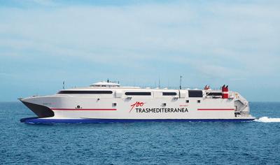 Trasmediterranea aumenta a 5 salidas diarias de cada puerto su servicio de alta velocidad entre Ceuta y Algeciras 