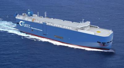  UECC construirá en China dos car carriers híbridos a GNL de última generación. 