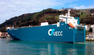  UECC inicia una prueba con biocombustible en su car carrier Autosky 