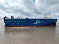  UECC recibe el tercero de sus car carrier híbridos de la clase ECO con baterías y GNL 