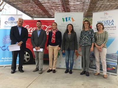 El Club de Mar Mallorca y Ecomar donan 2.592 latas de productos Coca-Cola a la Asociación Padre Montalvo