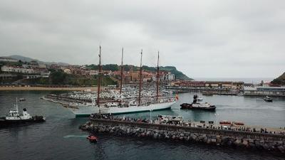El homenaje a Elcano de las cuatro marinas se cierra con un éxito de público 