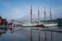 El mundo de la navegación atraca en Getaria para homenajear a Elcano