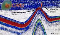El volcán submarino de El Hierro continúa emitiendo CO2 por cuatro de sus nueve conos