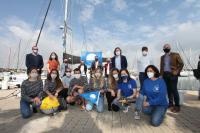 La embarcación de la ONG Sea Plastics recala en el RCN de Valencia