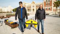 La Marina de València, base de pruebas de un innovador dron submarino