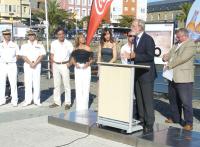 La Semana Náutica de Ferrol Spinnaker empezó su actividad en el puerto de Curuxeiras