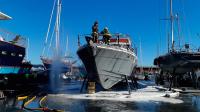 Port Olímpic de Barcelona. Jornadas de prácticas y simulacro de incendio