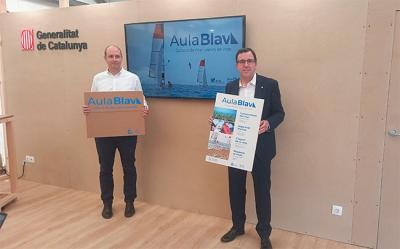 Ports de la Generalitat y la Federación Catalana de Vela presentan la campaña Aula Azul en el Salón Náutico Ports de la Generalitat y la Federación Catalana de Vela presentan la campaña Aula Azul en el Salón Náutico