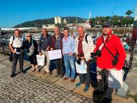 Medios de comunicación extranjeros visitan las instalaciones de los clubes náuticos gallegos