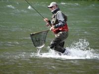 Intensa primera jornada de competencia en el Mundial de Pesca con mosca