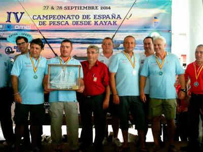 IV Campeonato de España de Pesca Open Selecciones desde Kayak.