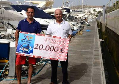 Más de 35 embarcaciones, a la caza del premio Mapfre de 20.000 euros al mayor número de capturas en Pasito Blanco