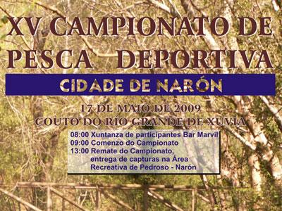 XV Trofeo Ciudad de Narón de Pesca XV Trofeo Ciudad de Narón de Pesca