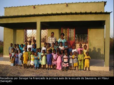 La ONG “Pescadores por Senegal” financia la construcción de una escuela