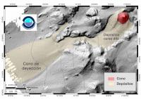El cono volcánico de El Hierro se encuentra a unos 130 metros de profundidad