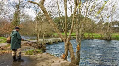 Ríos con mucha agua y el frío dificultan las capturas en la apertura de la temporada de pesca Ríos con mucha agua y el frío dificultan las capturas en la apertura de la temporada de pesca