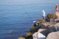 Campeonato Juvenil de Pesca, organizado por el Liceo Marítimo de Bouzas el pasado sábado 16 de abril.   