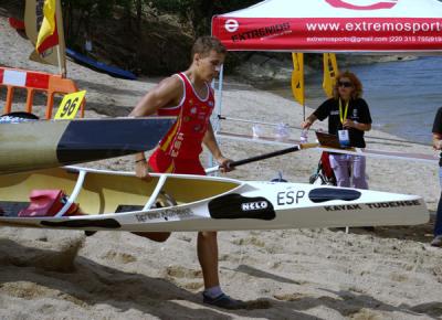 El tudense Manuel Garrido campeón del mundo de maraton en c1 sub23.