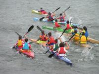 Portonovo y Vigo concentran la actividad piragüística del fin de semana en Galicia