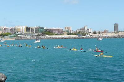 El Club de Regatas Pujamen de Fuerteventura, fue el vencedor del VII Campeonato de Canarias de Kayak de Mar