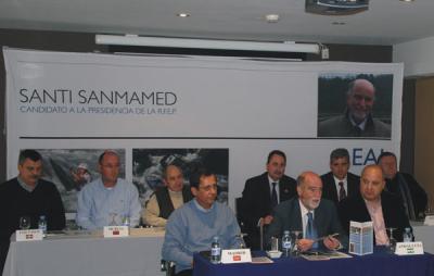 Santiago Sanmamed presentó su candidatura a la reelección de la RFEP en Madrid Santiago Sanmamed presentó su candidatura a la reelección de la RFEP en Madrid
